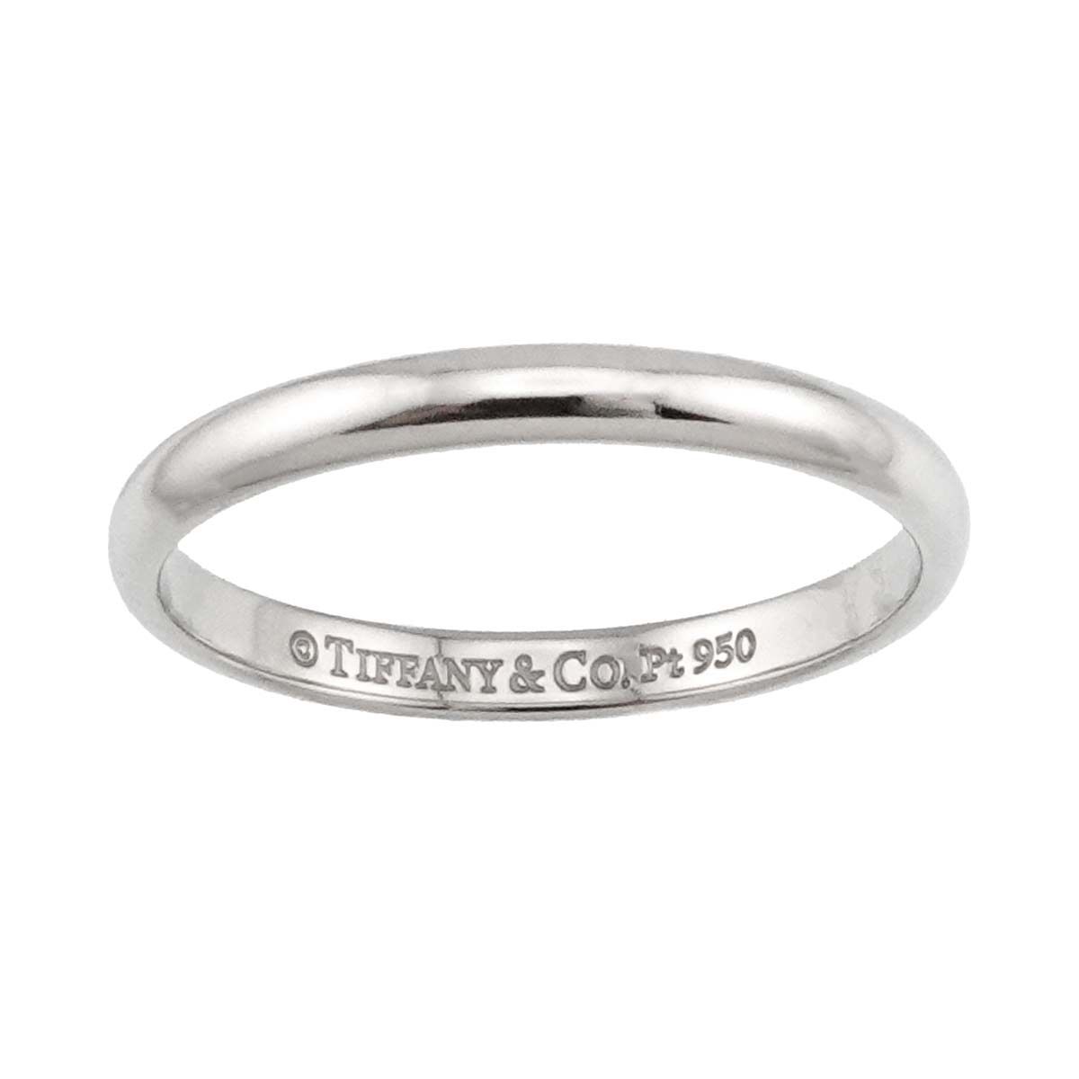ティファニー TIFFANY-Co. フォーエバー 9号 リング 幅2mm Pt プラチナ 指輪 Forever Ring 90298992