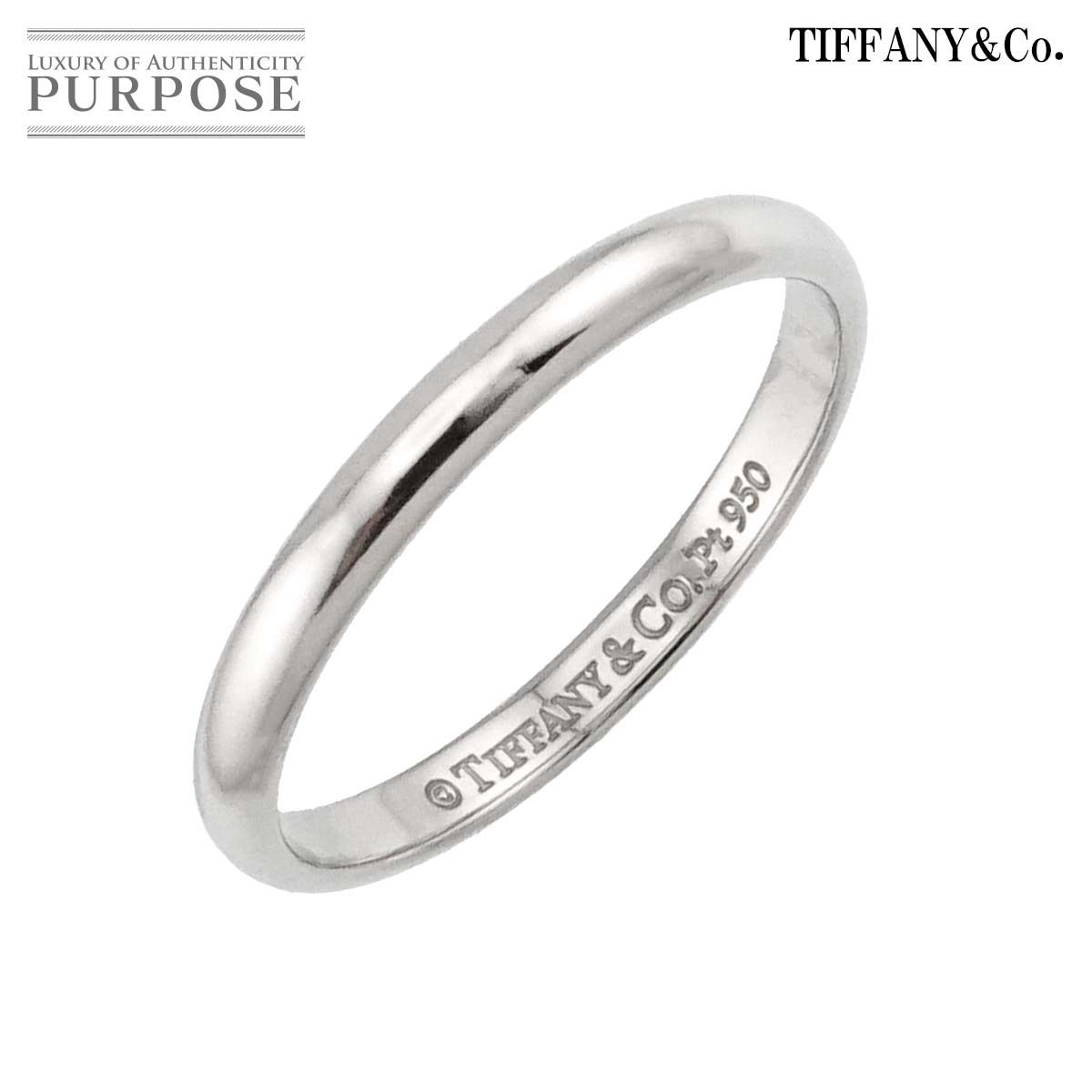 ティファニー TIFFANY-Co. フォーエバー 9号 リング 幅2mm Pt プラチナ 指輪 Forever Ring 90298992