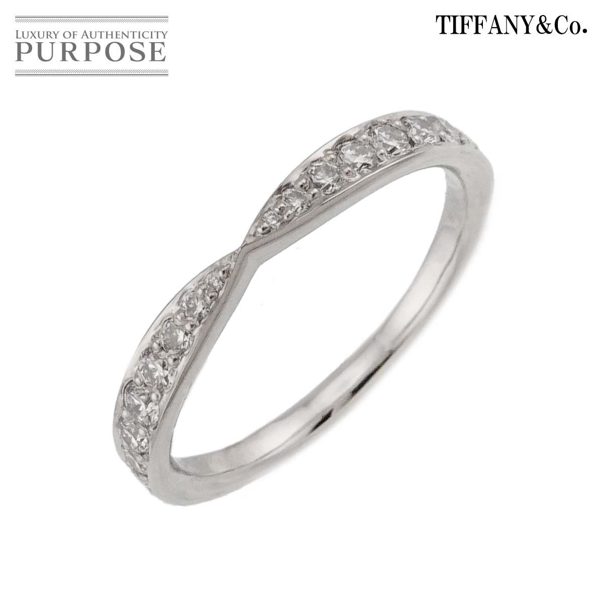 ティファニー TIFFANY-Co. ハーモニー 7号 ダイヤ リング Pt プラチナ 指輪 Harmony Ring 90299622