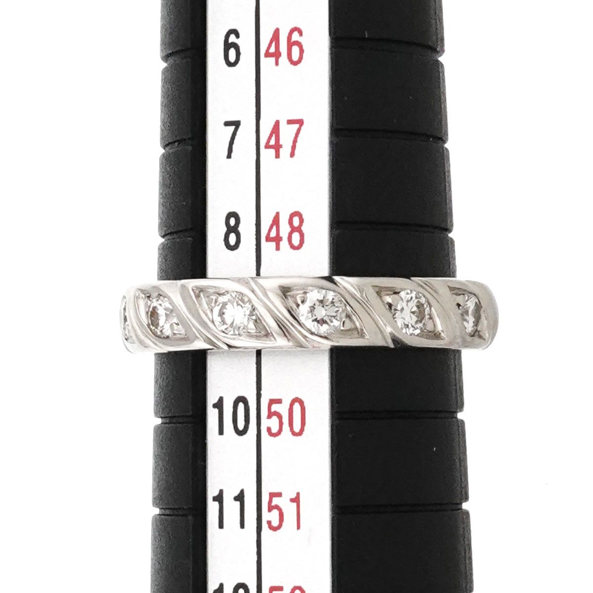 ショーメ CHAUMET トルサード 9号 リング ハーフ ダイヤ Pt プラチナ 指輪 Torsade Ring 90299779 FORTGASGNV_COM_BR