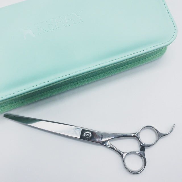 ケリー ワンクスKERRY WHA-66A 平刃 トリミングシザー オフセット 右利き トリマー ペット 6.6インチ sc842