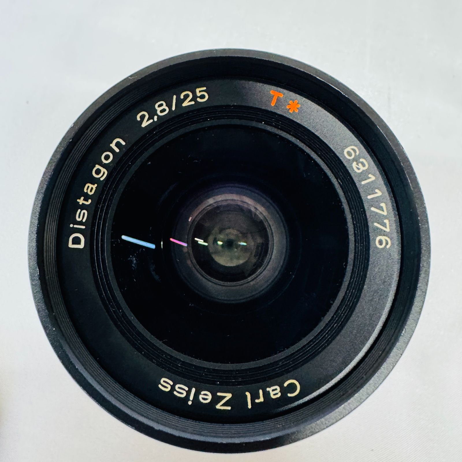 S レンズフィルター付き CONTAX Carl Zeiss Distagon 2 8 25 カメラレンズ Kenko PL 55 mm P Filter フィルター