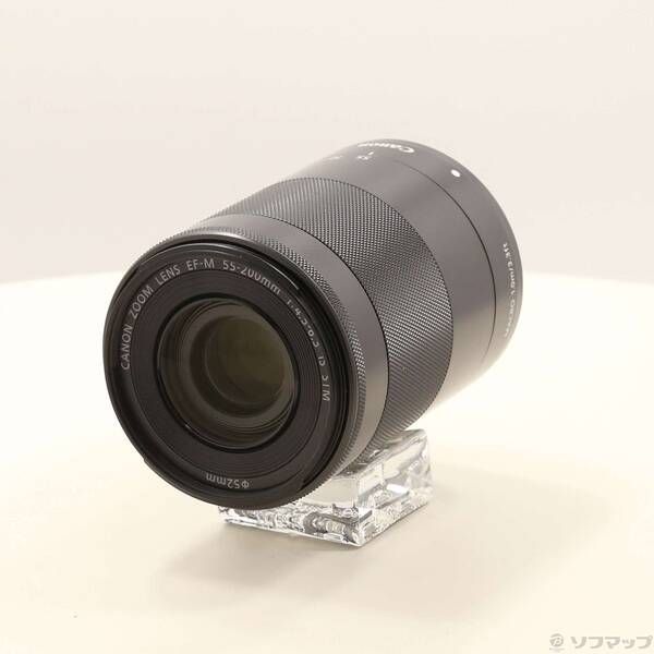 〔 品〕 EF-M 55-200mm F4.5-6.3 IS STM グラファイト 262