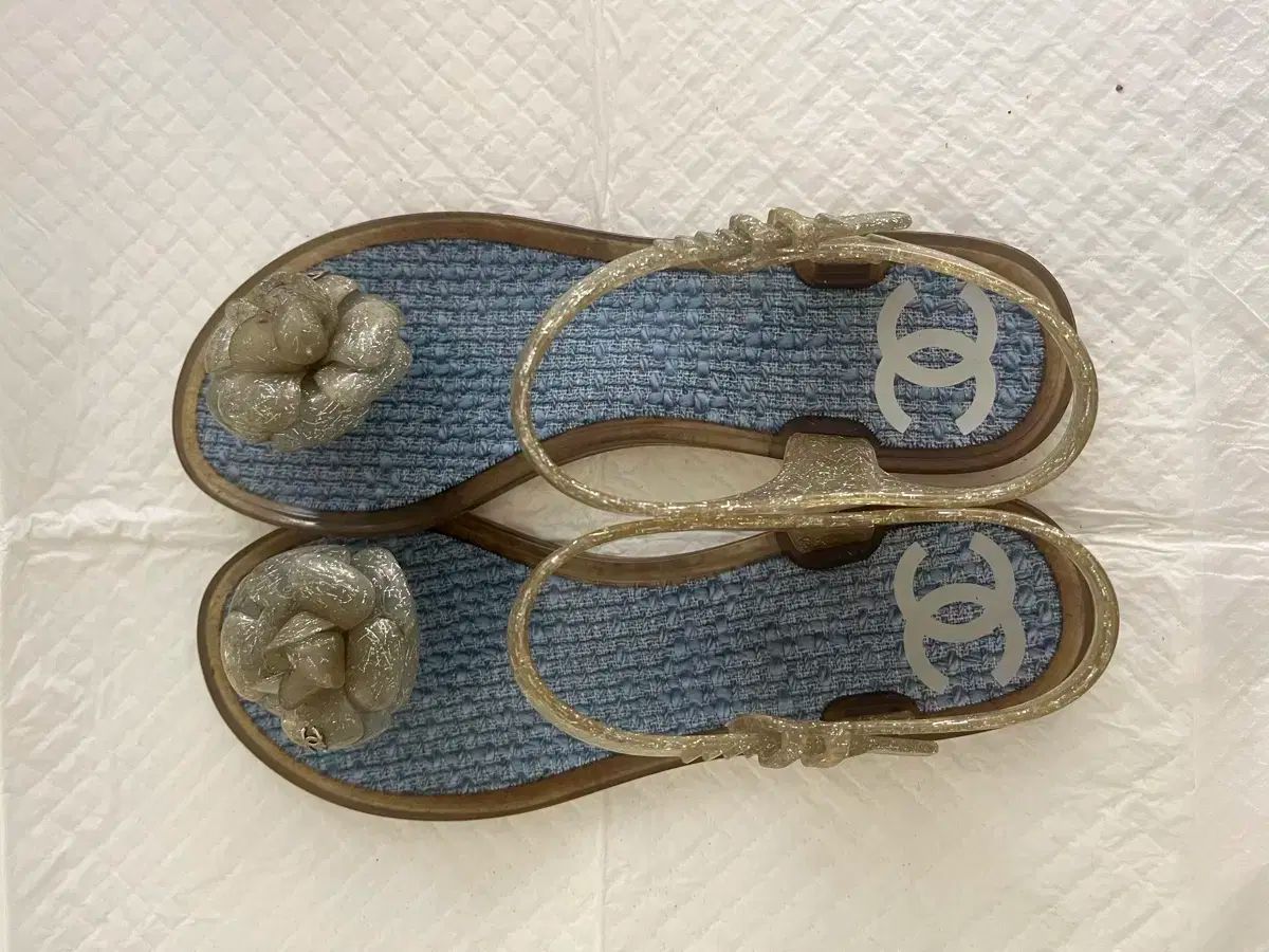  シャネル カメリア ゼリーサンダル サンダル サンダル ミュール