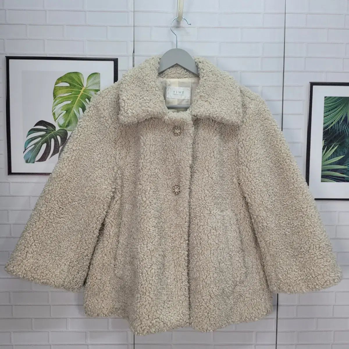 TIME ハンサム タイム ショート コート ジャケット Free サイズ