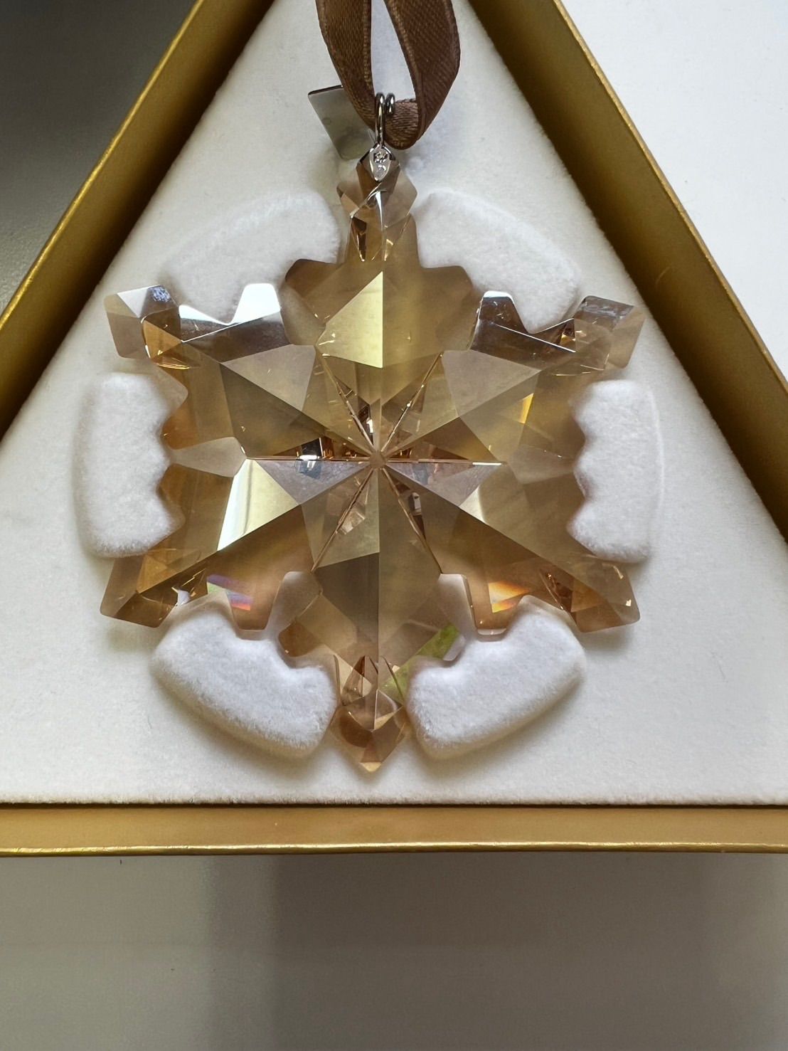 SWAROVSKIスワロフスキー 2012年 SCS会員 X MASクリスマスオーナメント インテリア小物 置物オブジェ き 現状品