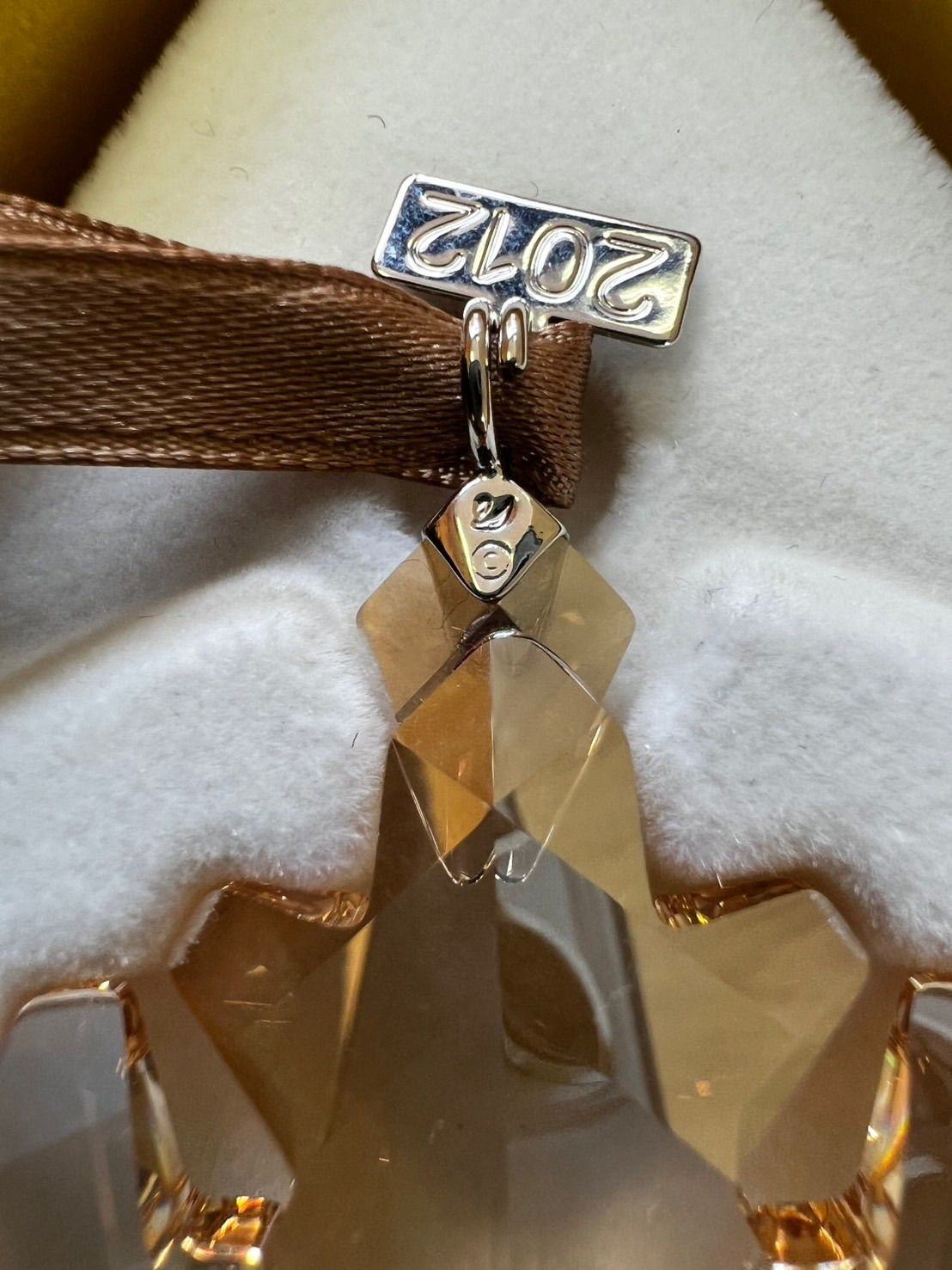 SWAROVSKIスワロフスキー 2012年 SCS会員 X MASクリスマスオーナメント インテリア小物 置物オブジェ き 現状品 NEXPOTALLINN_EU