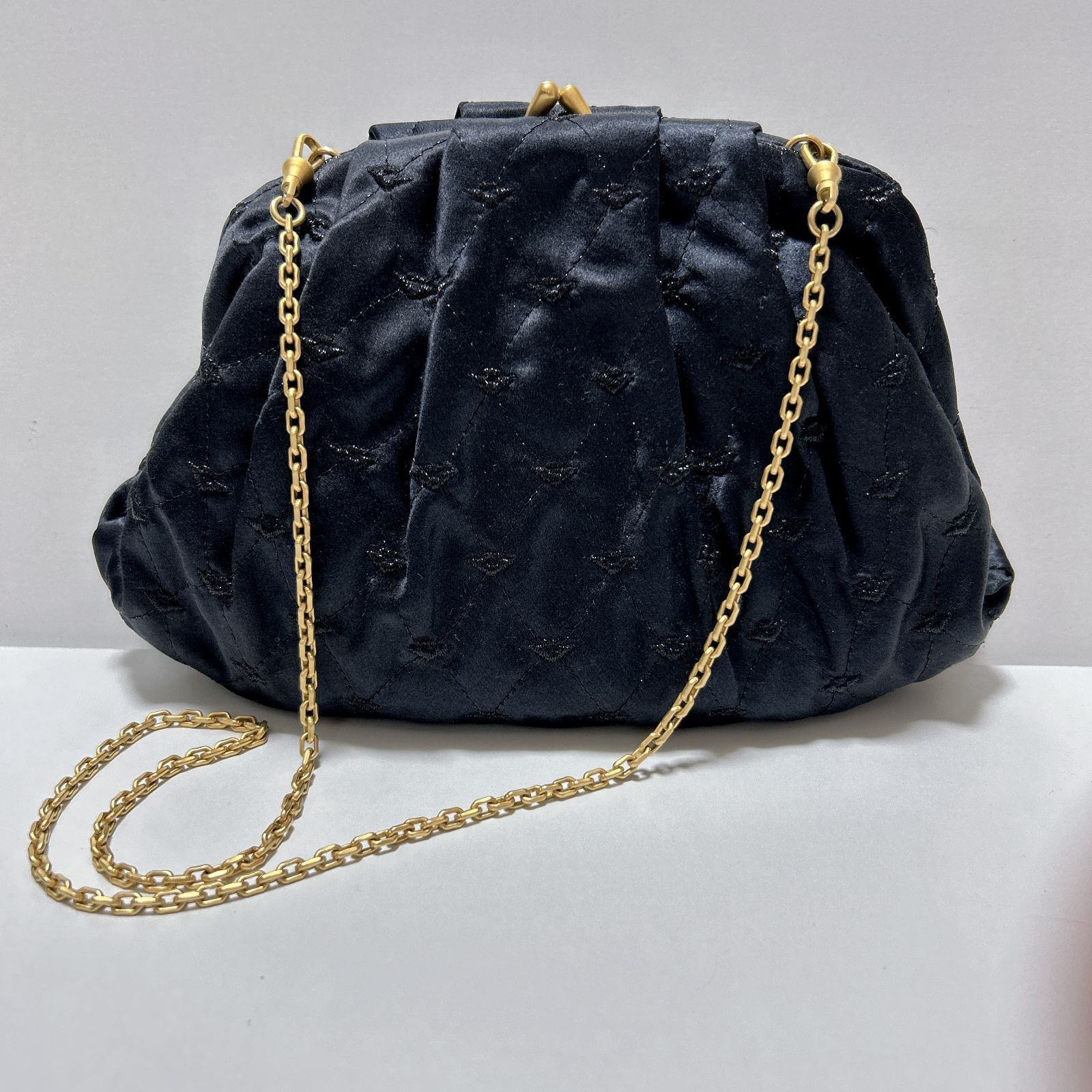 BOTTEGA VENETA ボッテガ バッグ ショルダーバッグ レディース ブラック おまけ鏡付 保存袋付 管理番号KKVTRRA112