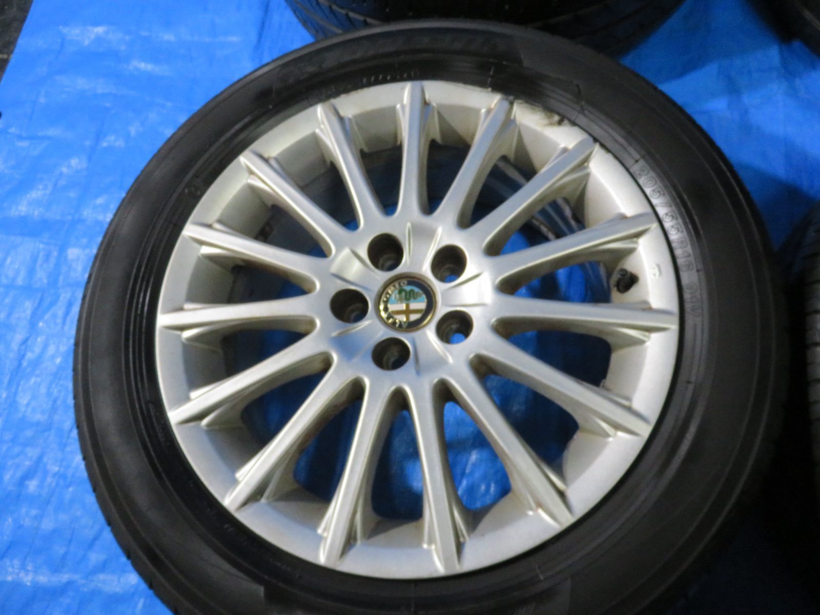 SFC 3168 ALFA ROMEOアルファロメオ 147 16インチ 16 6 5 J 41 5穴 PCD 98 ホイールタイヤ 205 55 R ４本セット