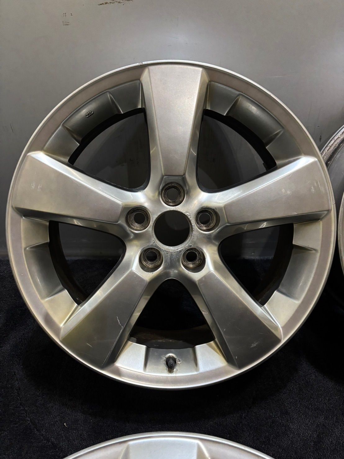 トヨタ ハリアー 18インチ 7 J 35 114 3 5 H アルミホイール 4本 アルファード ヴェルファイア RAV 4 1 K 508