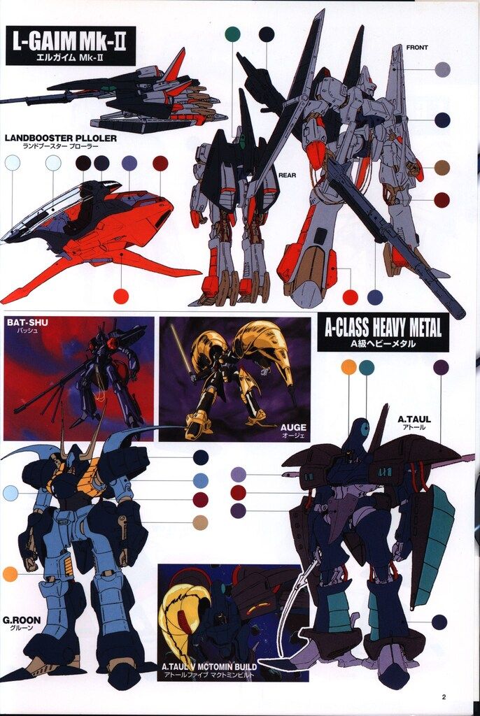 スタジオDNA 重戦機エルガイム ヘビーメタル完全設定資料集 帯付