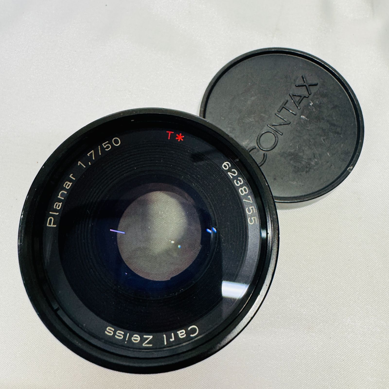 S レンズフィルター付き CONTAX Carl Zeiss Planar 1 7 50 カメラレンズ CONTAX 55mm P-filter