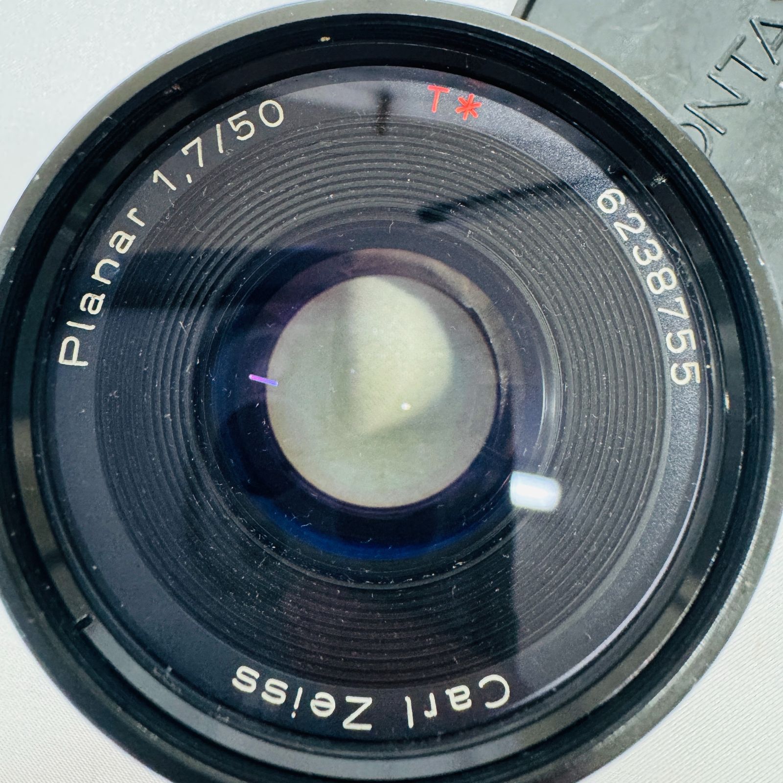 S レンズフィルター付き CONTAX Carl Zeiss Planar 1 7 50 カメラレンズ 55 mm P filter