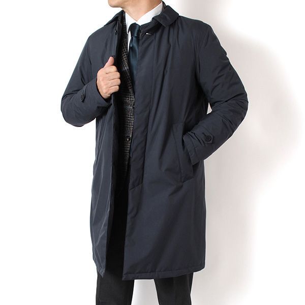 25 AWモデル ヘルノ HERNO メンズ ファンクショナル ワードローブ ダウンコート ネイビー 12840 9201 2025 26 AW m outer