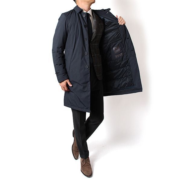 25AWモデル ヘルノ HERNO メンズ ファンクショナル ワードローブ ダウンコート ネイビー PI001244U 12840 9201 2025-26AW m-outer