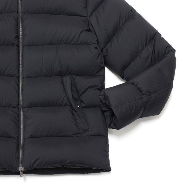 25AWモデル ヘルノ HERNO メンズ エコアージュ ボンバー ダウンジャケット ブラック PI001181U 12456Z 9300 2025-26AW m-outer KANDAIZUMI_COM