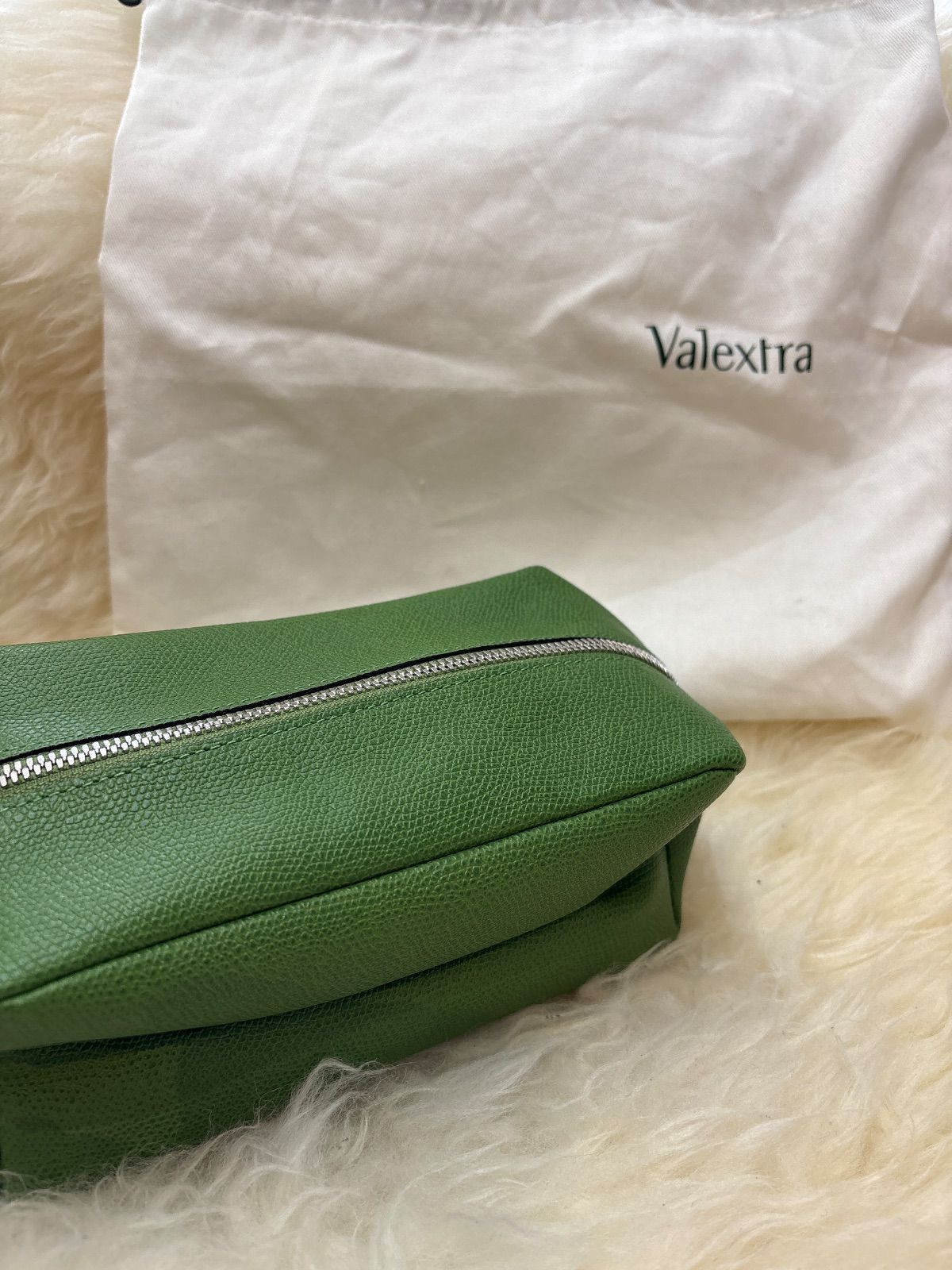 Valextra ヴァレクストラ ポーチ グリーン