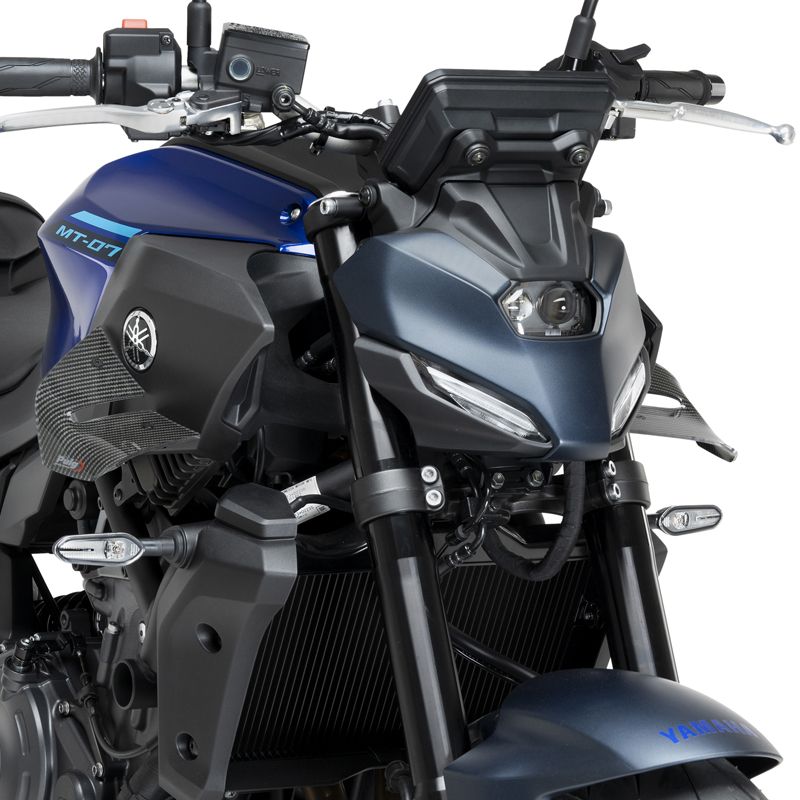 Puig 22416C SPOILERS D12 CARBON LOOK YAMAHA MT-07 25 YAMAHA MT-07 Y-AMT 25 プーチ スポイラー