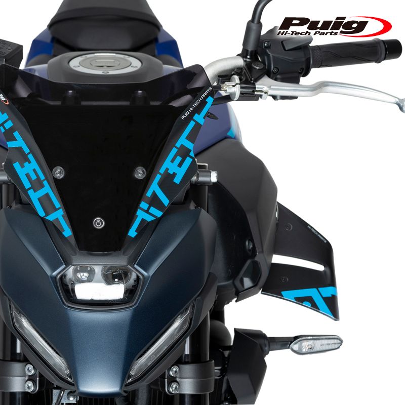 Puig 22416S SPOILERS D12 GRAPHICS YAMAHA MT-07 25 YAMAHA MT-07 Y-AMT 25 プーチ スポイラー BRIGHTFACE_UK