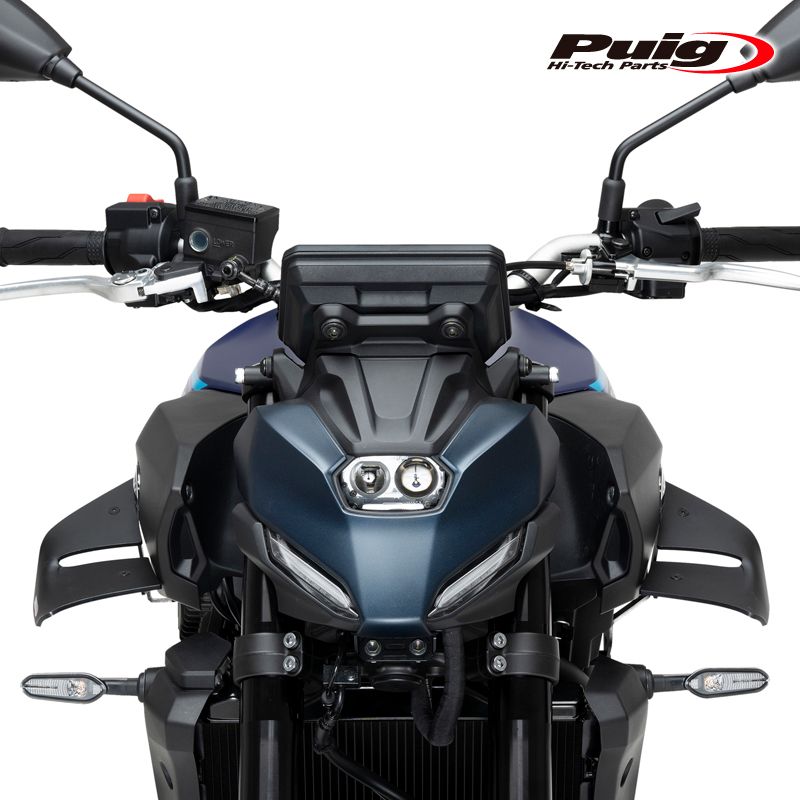 Puig 22416J SPOILERS D12 MATT BLACK YAMAHA MT-07 25 YAMAHA MT-07 Y-AMT 25 プーチ スポイラー