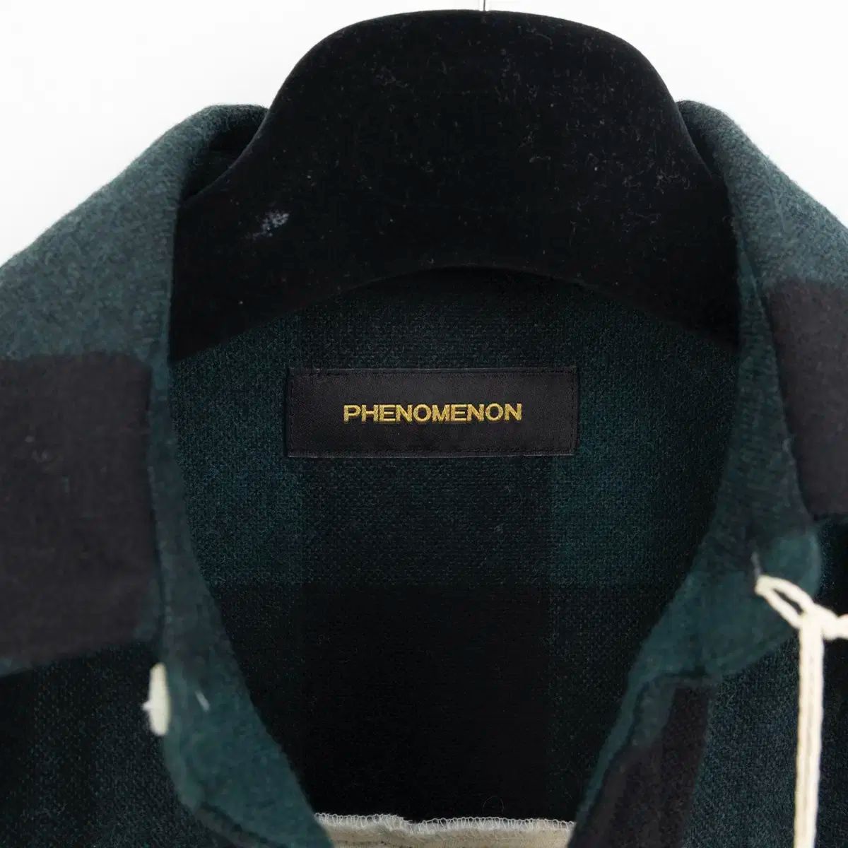  現象 BoA ボア CHECK チェック ONE PIECE ワンピース シャツ 長袖 シャツ ブラウス