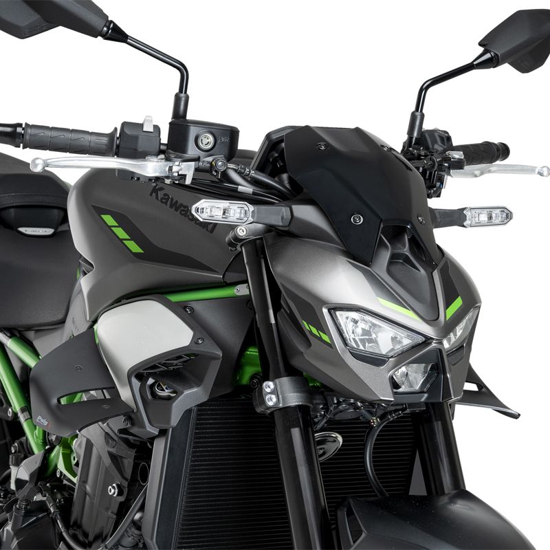 Puig 22445J SPOILERS D12 MATT BLACK YAMAHA MT-07 25 MT-07 Y-AMT 25 プーチ スポイラー