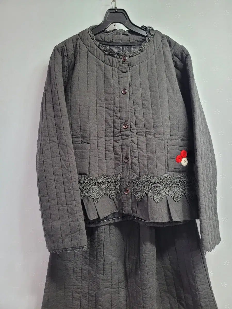 キルティング レース スカート セット