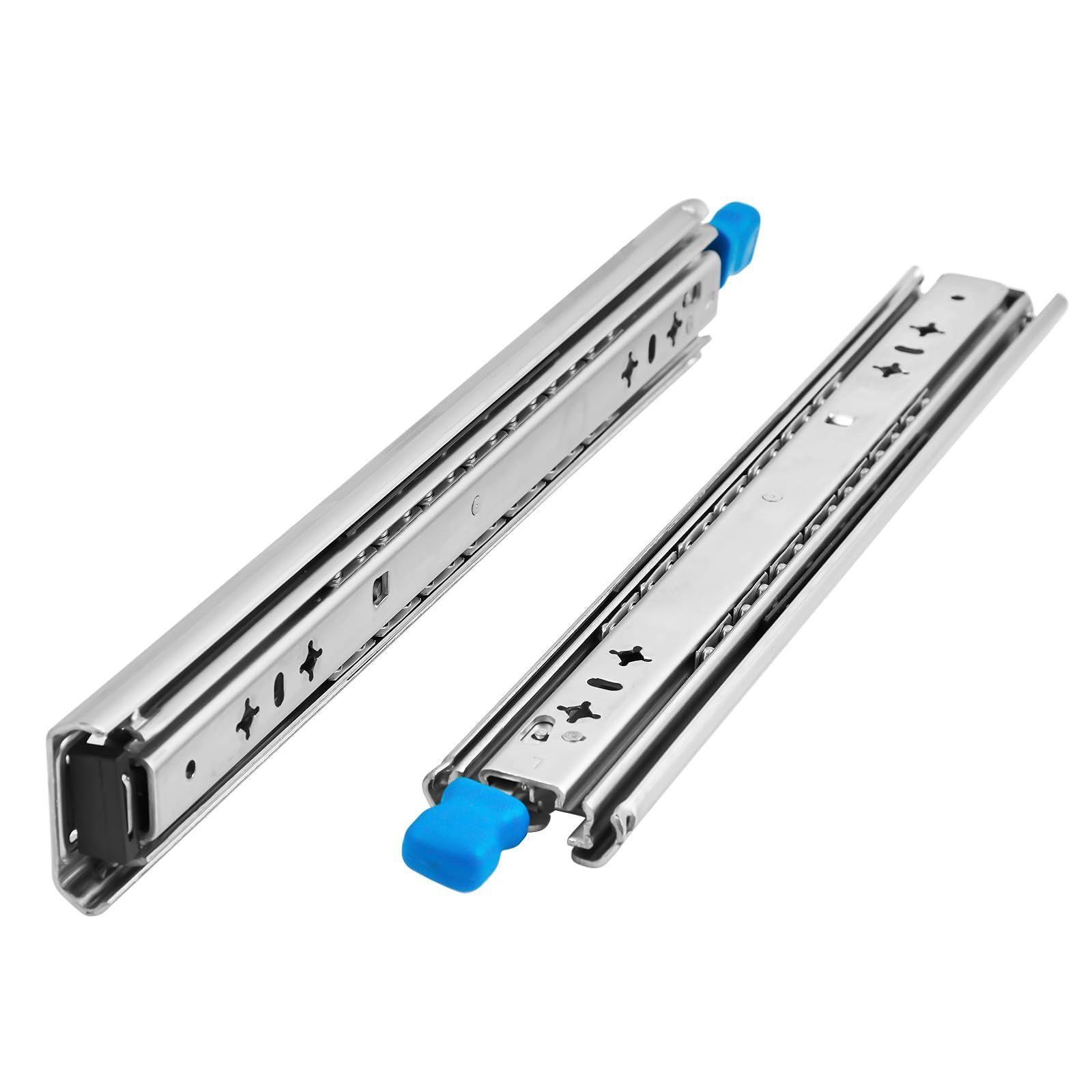 ガービー Garvee スライドレール 350 mm 幅53 mm ロック付き かんぜんな拡張ボール伸縮式 3段引き 耐荷重90 kg 左右1セット