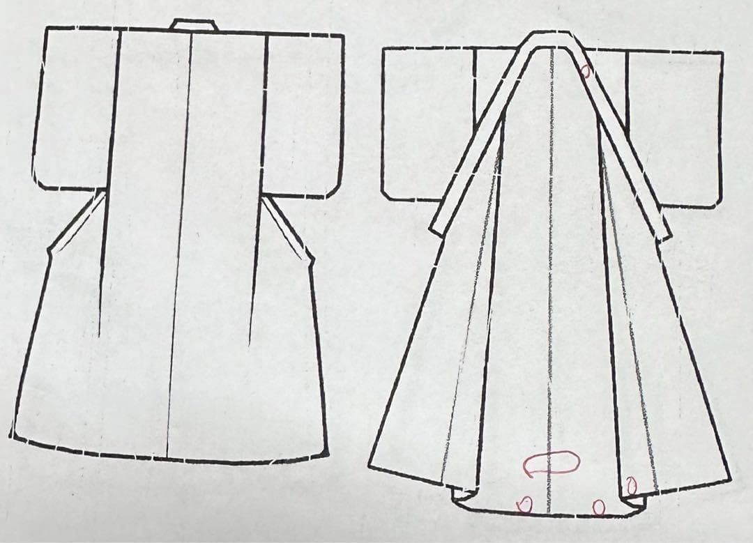 3才女の子着物 被布コート