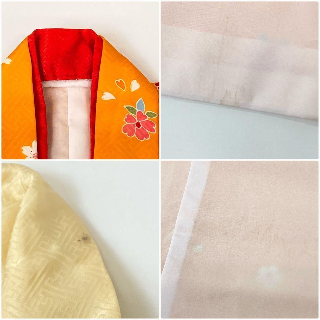  着物と帯 時流 O 170 ys 七五三 3才女の子着物 被布コート 長襦袢 正絹 七五三 季節 年中行事