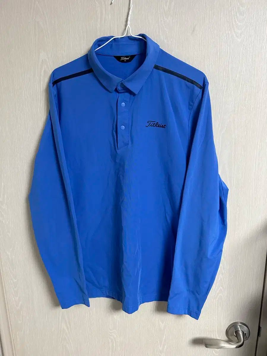 タイトリスト ブルー 長袖 ゴルフウェア XL