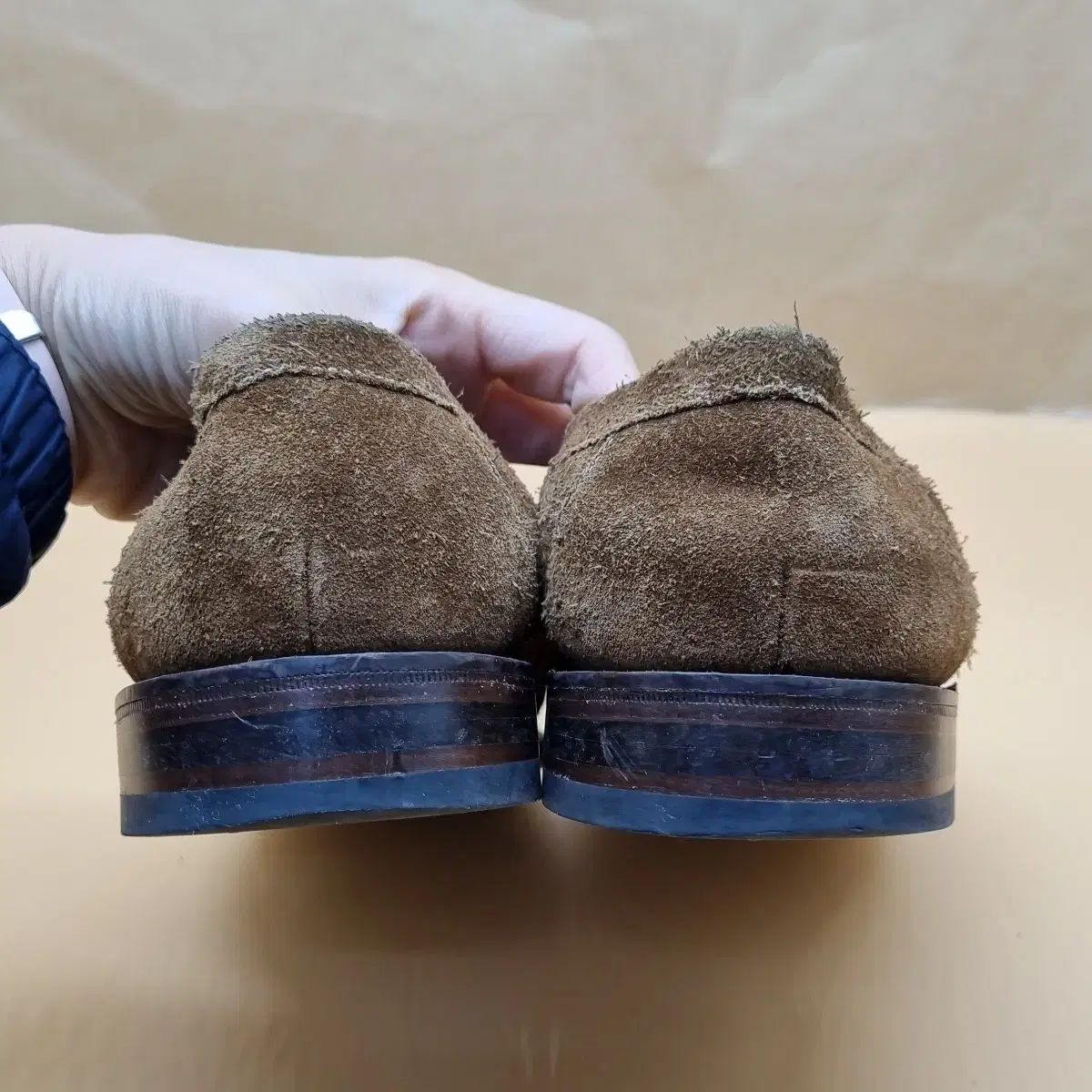  ロークイートン スウェード メンズ ローファー 260 ローファー ブーツ 革靴