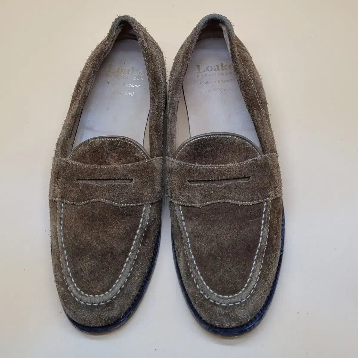 ロークイートン スウェード メンズ ローファー 260