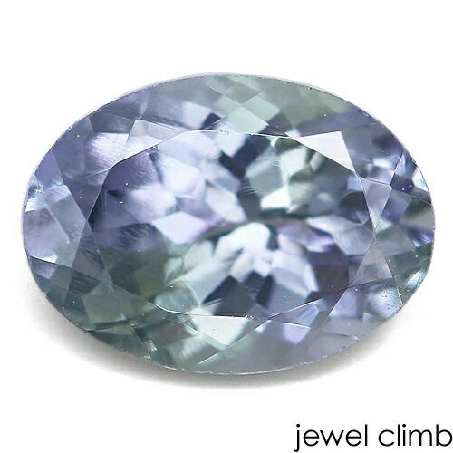 鑑別書付 多色の輝きがとても美しい 非加熱バイ タイプタンザナイト ゾイサイト 宝石 ルース １ ０９ＣＴ