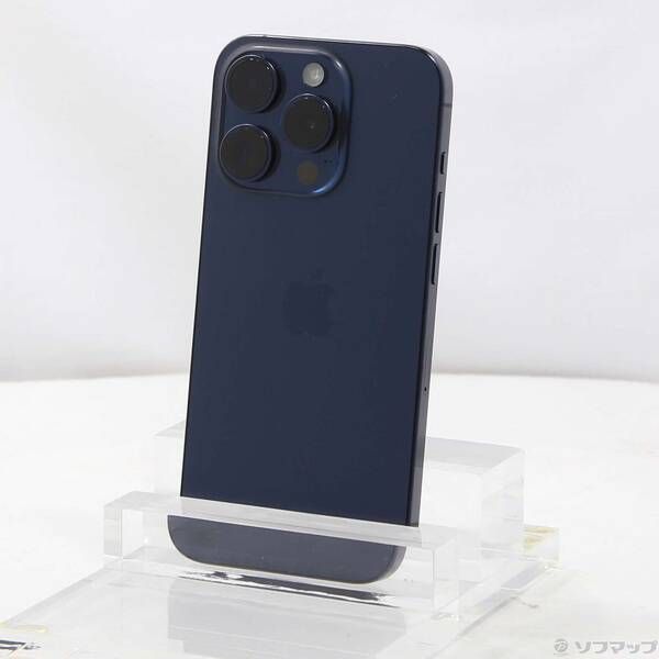 〔 品〕 iPhone15 Pro 512GB ブルーチタニウム MTUL3J A SIMフリー 295