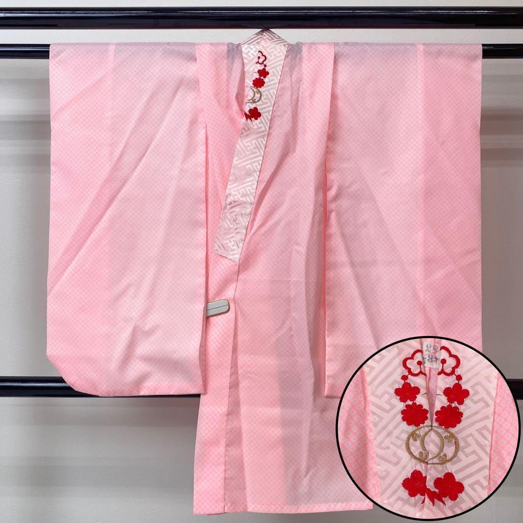 着物と帯 時流】195ys◇3才女の子着物&被布コート+長襦袢バッグセット