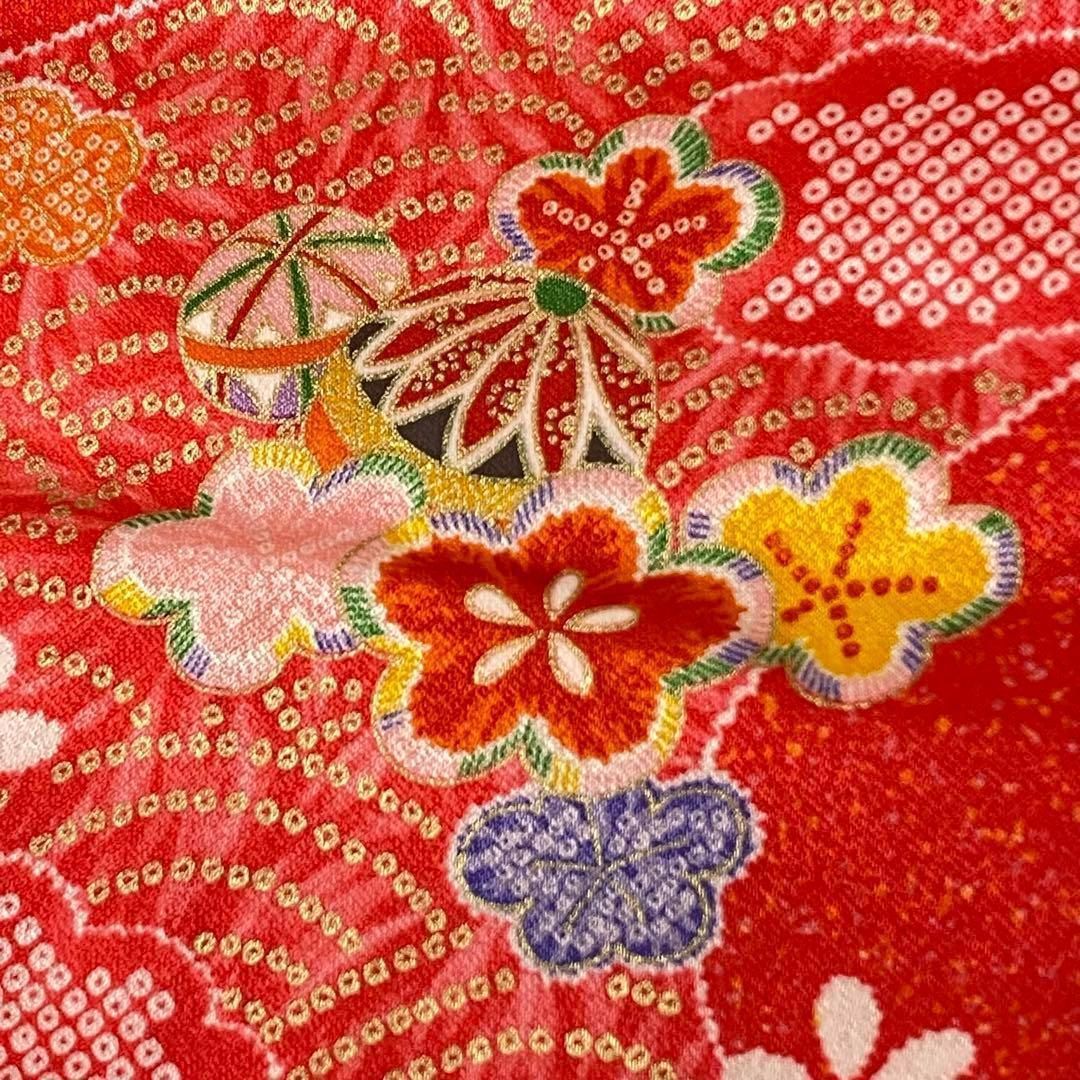 着物と帯 時流】195ys◇3才女の子着物&被布コート+長襦袢バッグセット