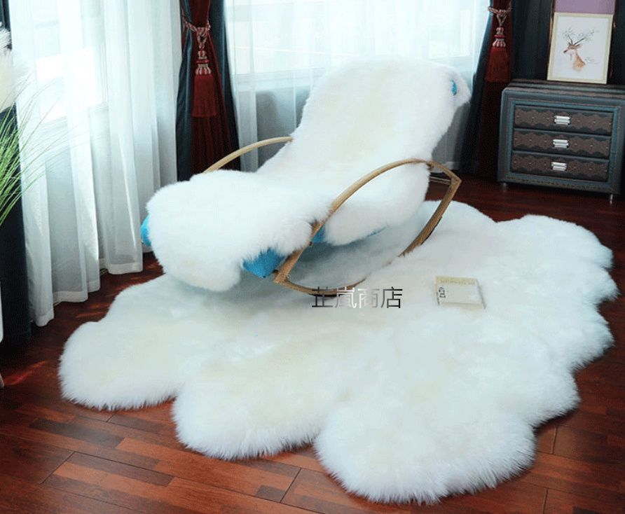 高品質 室内芸術 ムートン 贅沢 メリノ種羊 天然ムートン ラグマット ムートンラグ6p150 200cmムートンフリース ファー マット