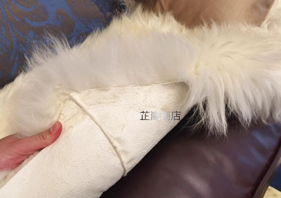 天然ムートン ラグマット