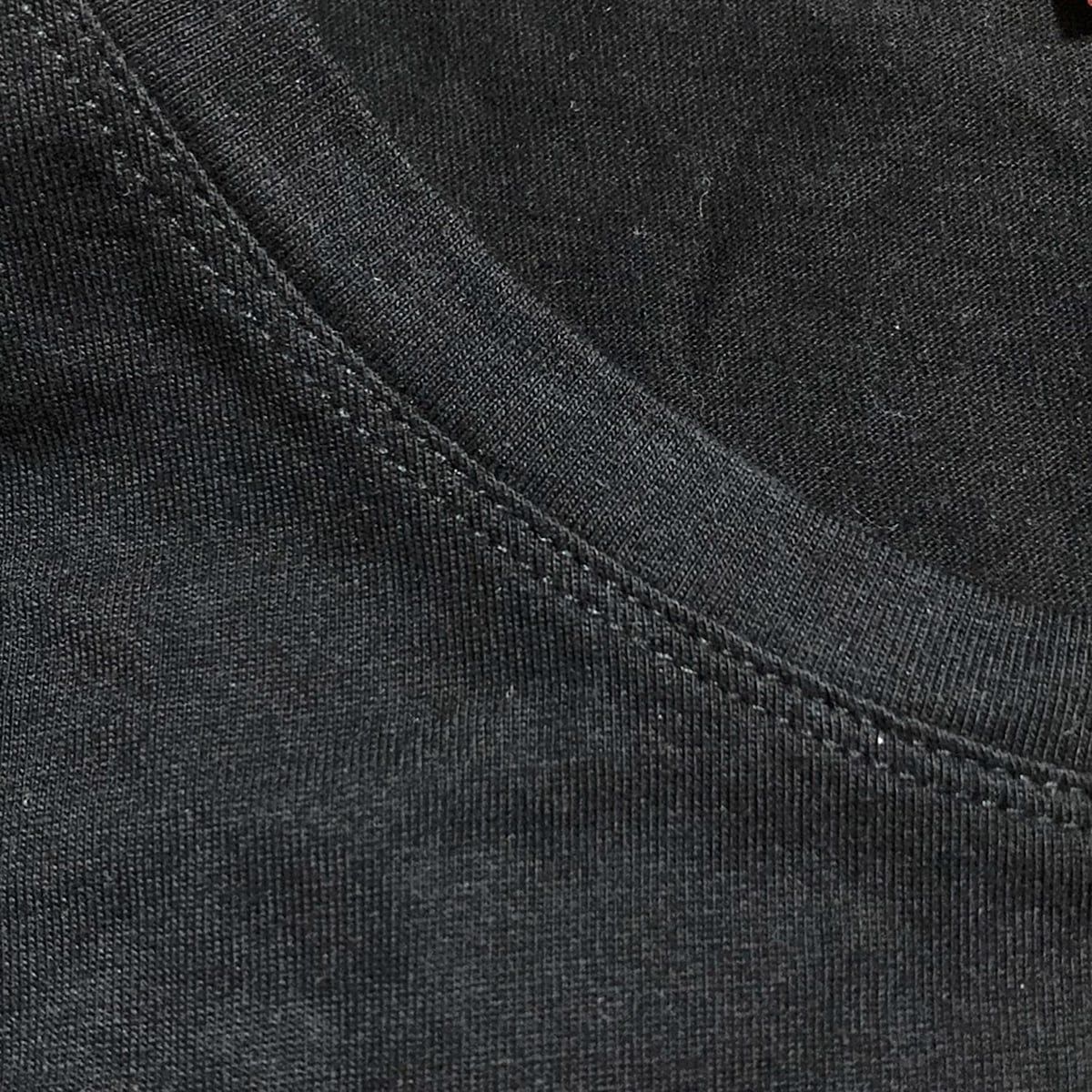  TAM ヴィヴィアンタム 半袖Tシャツ サイズ38 M レディース - 黒×ライトピンク クルーネック ラインストーン 半袖(Tシャツ) Tシャツ カットソー