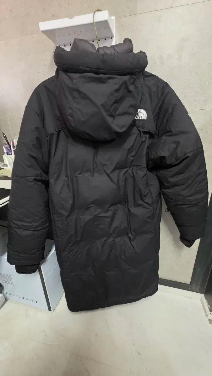 THE NORTH FACE ザノースフェイス ブラック ロングダウンジャケット ロング丈 オールブラックエディション XL 105