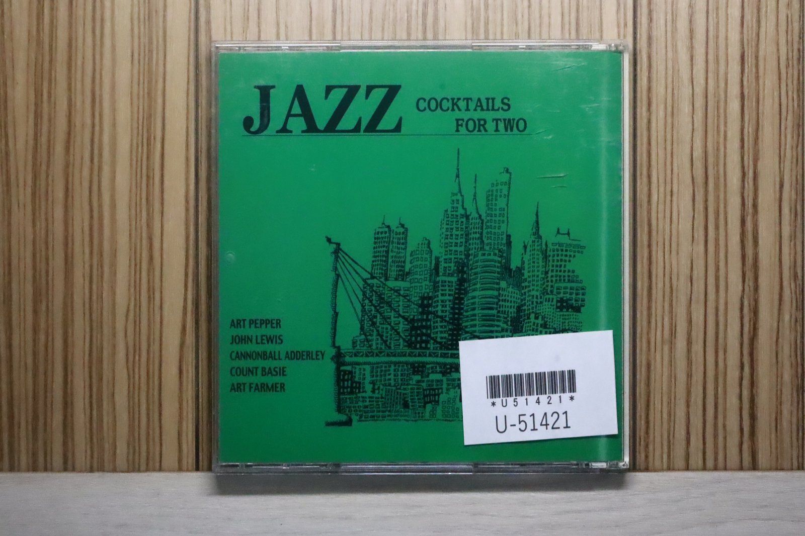中古CD☆ジャズCD/□ JAZZ COCKTAILS FOR TWO 【FX620/+++++++U51421