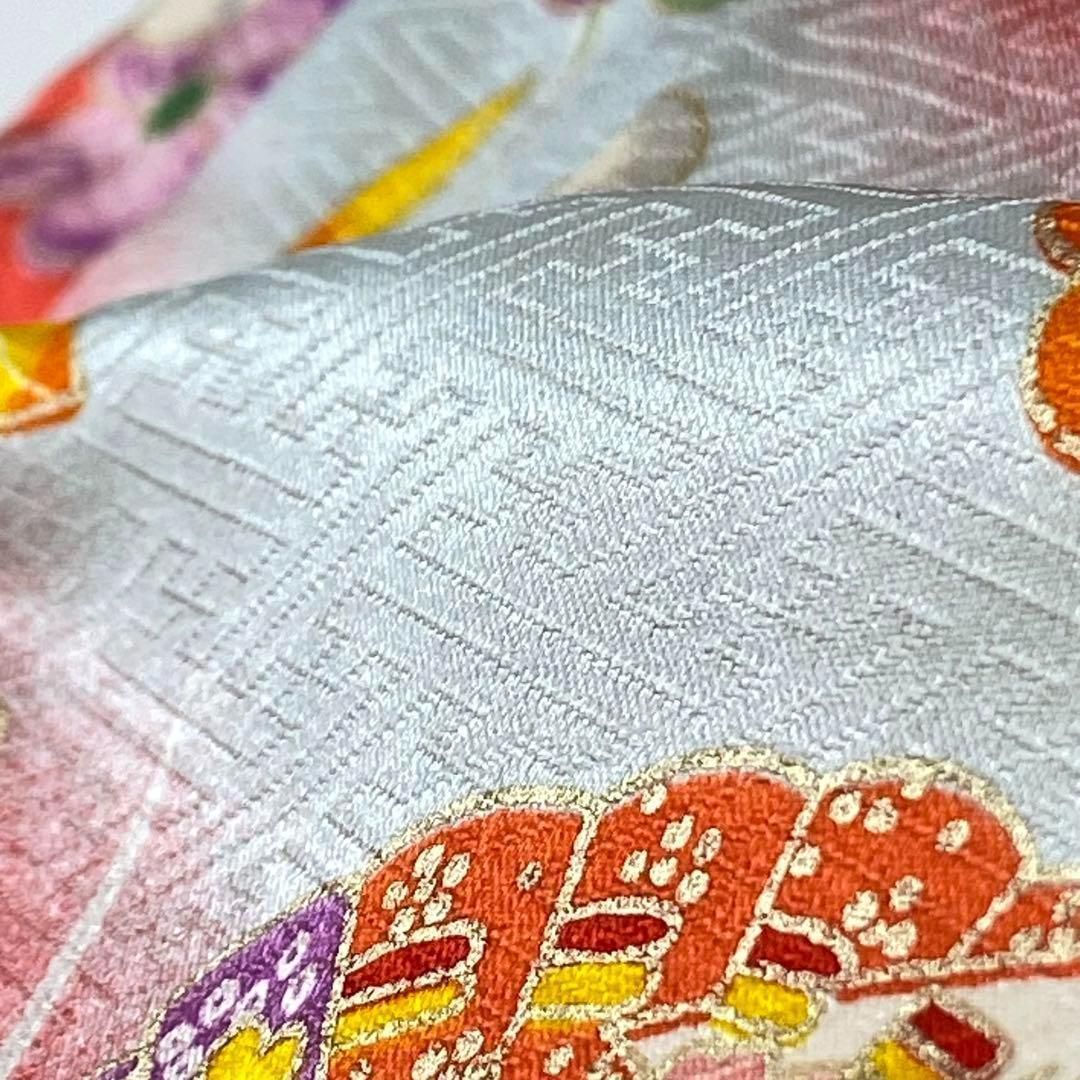  着物と帯 時流 197 ys 3才女の子着物 被布コート 長襦袢バッグセット正絹 七五三 季節 年中行事