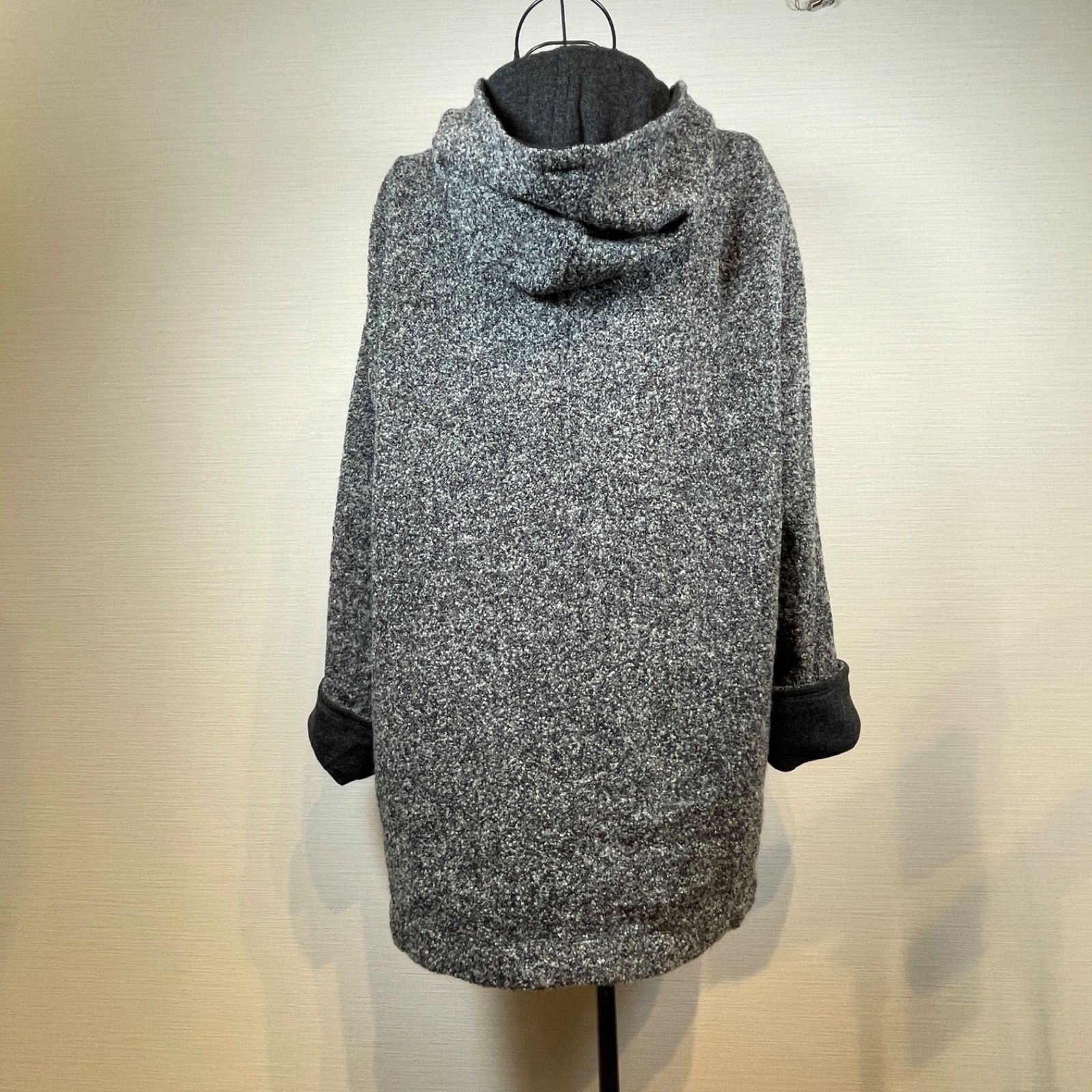 EVEX by KRIZIA チャコールグレー ロングコート エヴェックス バイ 