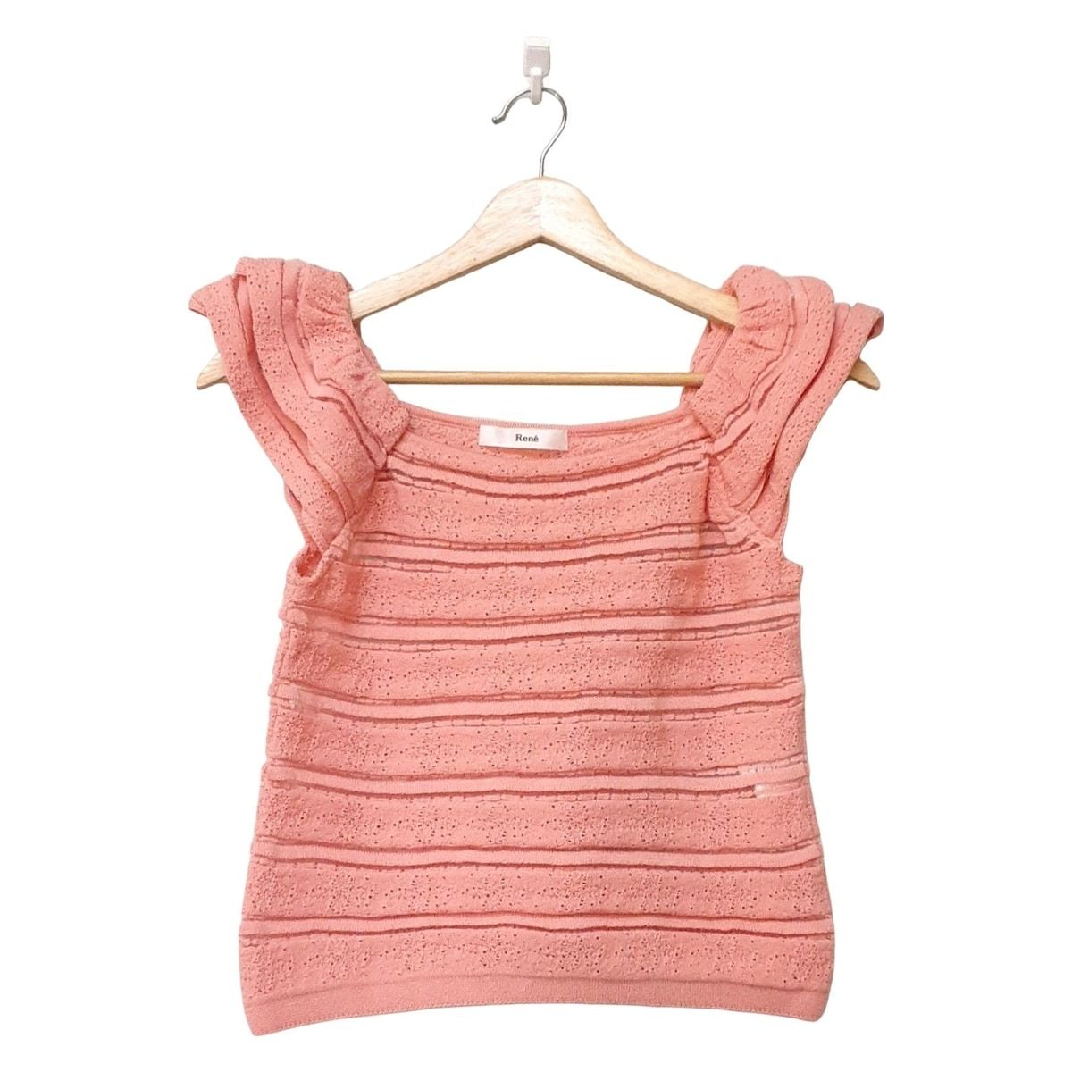Rene(ルネ) 半袖セーター サイズ34 S レディース美品 - ピンク - メルカリ