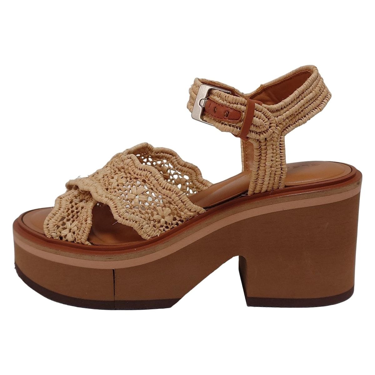 CLERGERIE クレジュリー サンダル 36 レディース - ベージュ