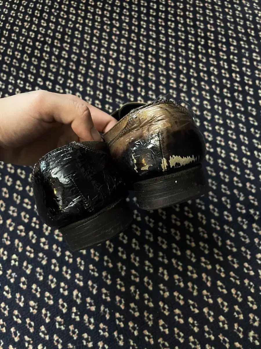  メゾンミハラヤスヒロ エナメル ダービーシューズ ローファー ブーツ 革靴