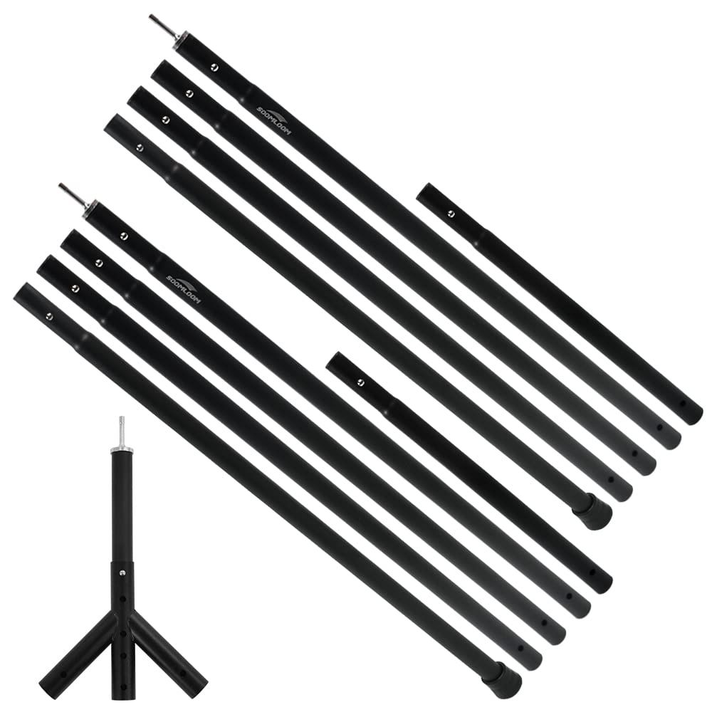 迅速発送】Soomloomアルミポール テント・タープ設営用 本物 直経28mm ４節/5