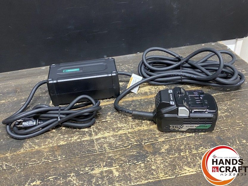 品 HiKOKI ハイコーキ ET36A AC DCアダプタ 入力電源 単相100V 50 60Hz 出力電圧 直流36V 消費電力 1 050VA