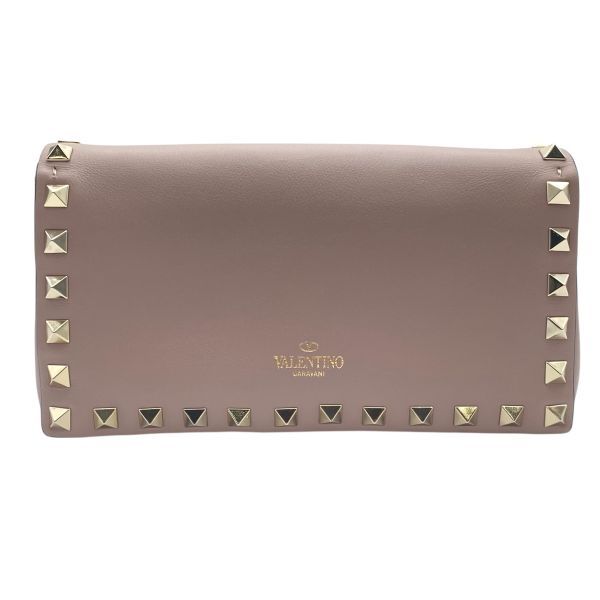 ヴァレンティノガラヴァーニ VALENTINO GARAVANI ロックスタッズ ミニバッグ チェーンショルダーバッグ レザー レディース 5E240